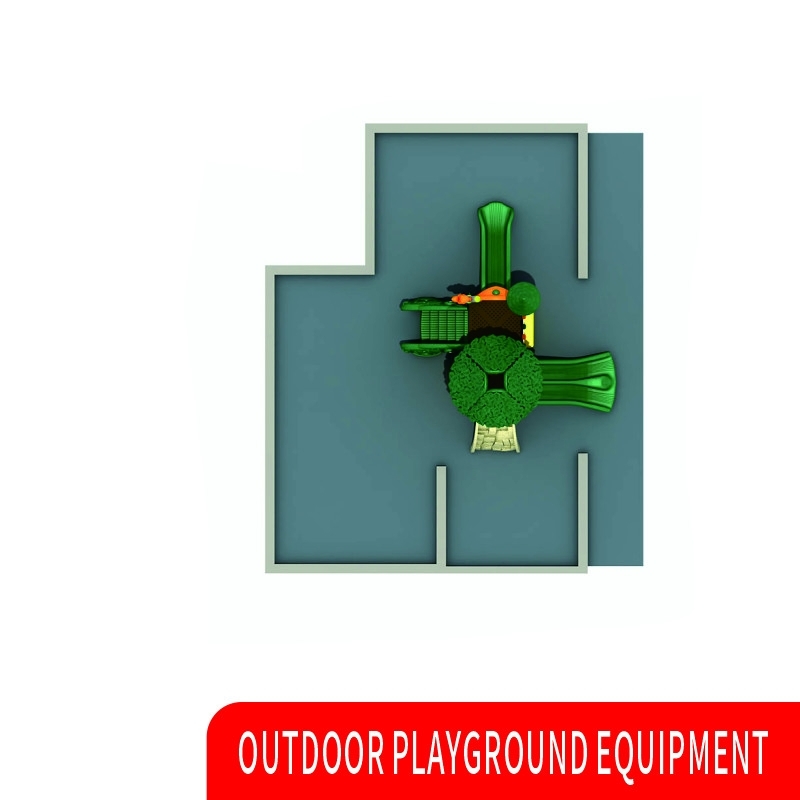 Colorful and Customized Kids Outdoor Games Playground Equipment With Slide