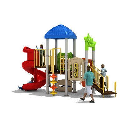 Children Playground Slide Equipment Outside Outdoor Multicolor
