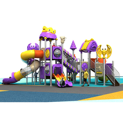 Customized Preschool Plastic Slide Outdoor Recreation Playground Equipment