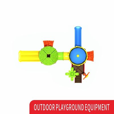 Custom Outdoor Playground Garden Playhouse Kids Swing Sets Slip N Tube Plastic Slide