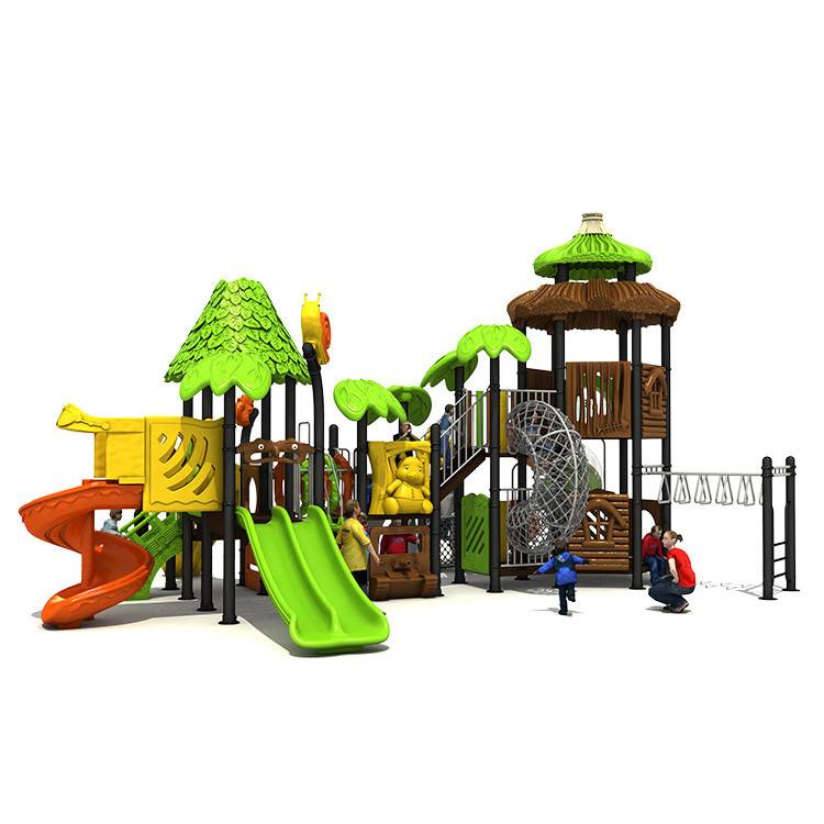 Customized Outdoor Entertainment Playground Slide For Kids Play Plastic For Disabled
